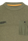Strickpullover - Brusttasche