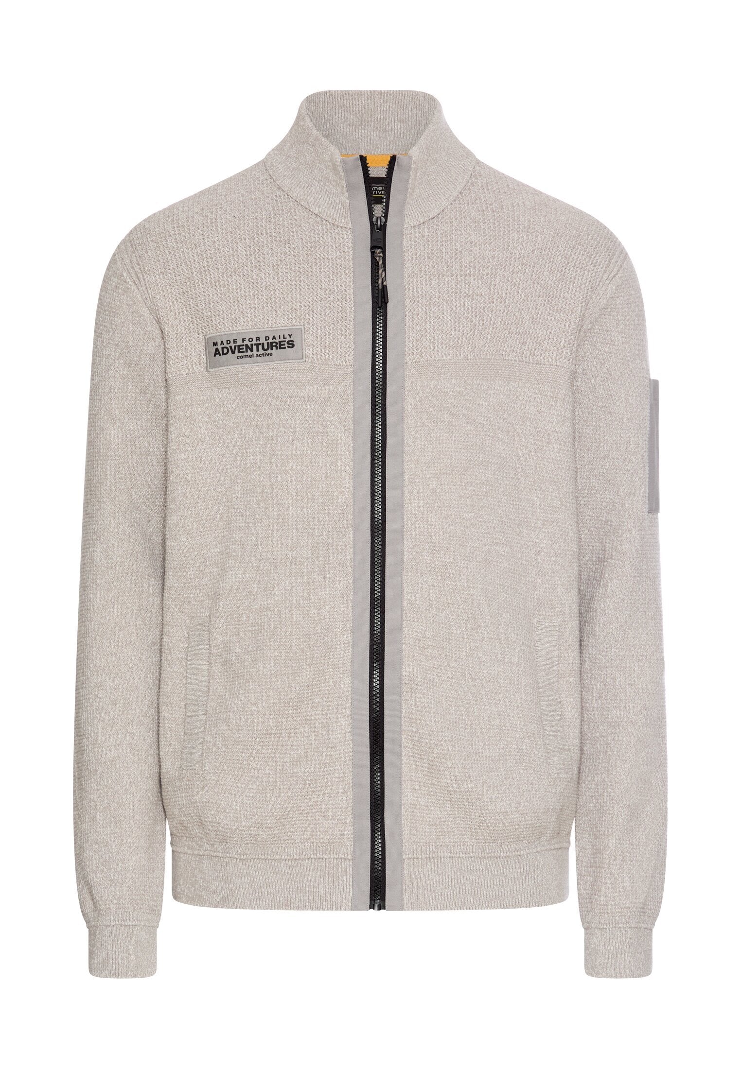 Strickjacke - Stehkragen