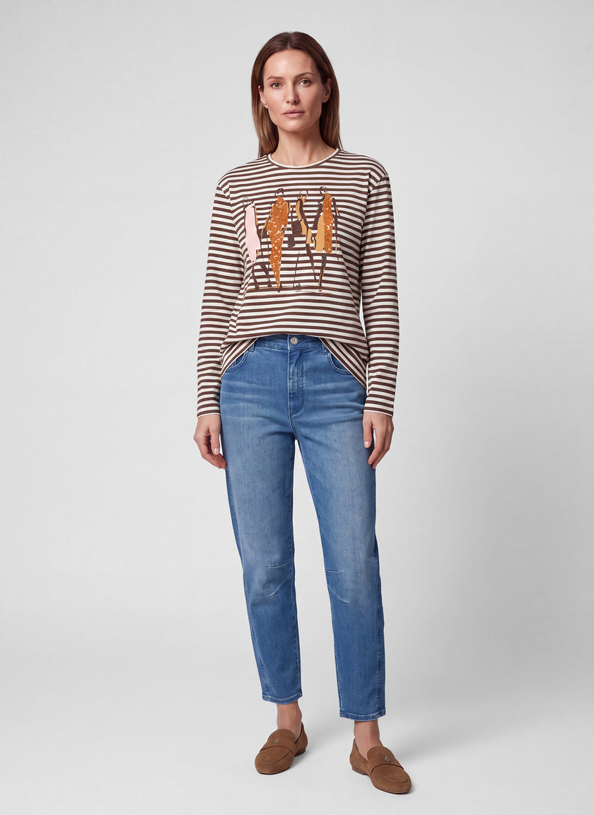 Langarmshirt - Via Milano