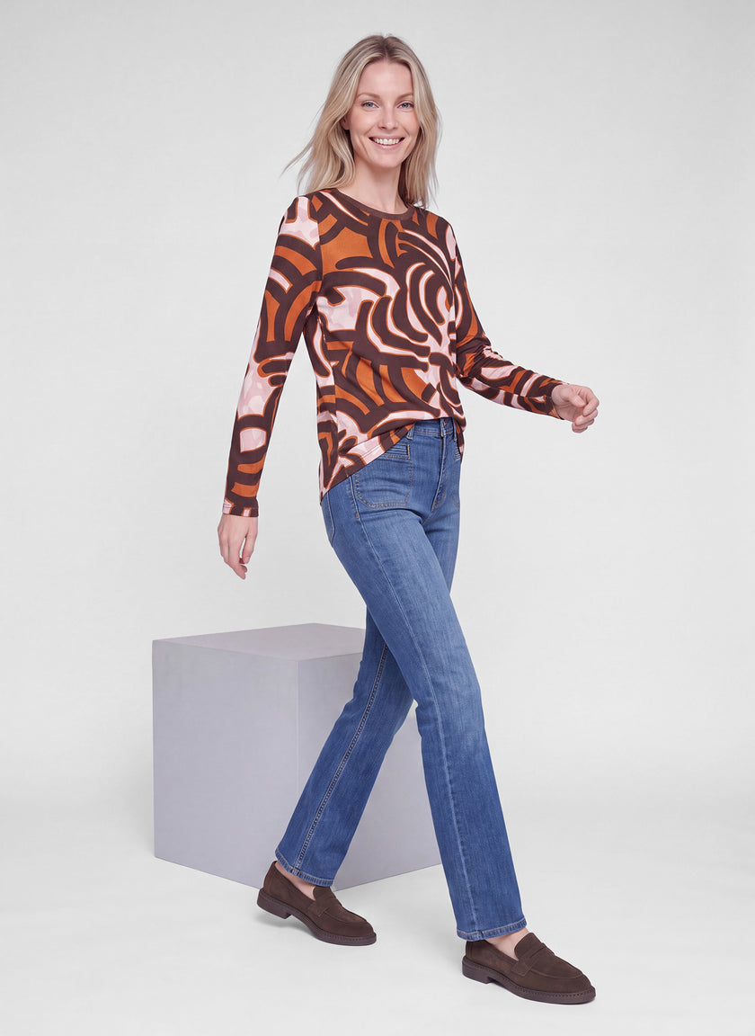 Langarmshirt - Via Milano
