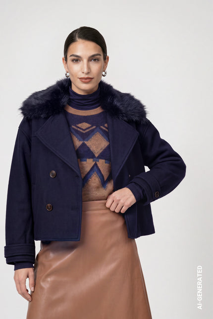 Jacke - Wolloptik