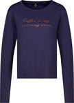 Langarmshirt - Strassschriftzug