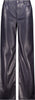 Kunstleder - Wide-Leg Hose