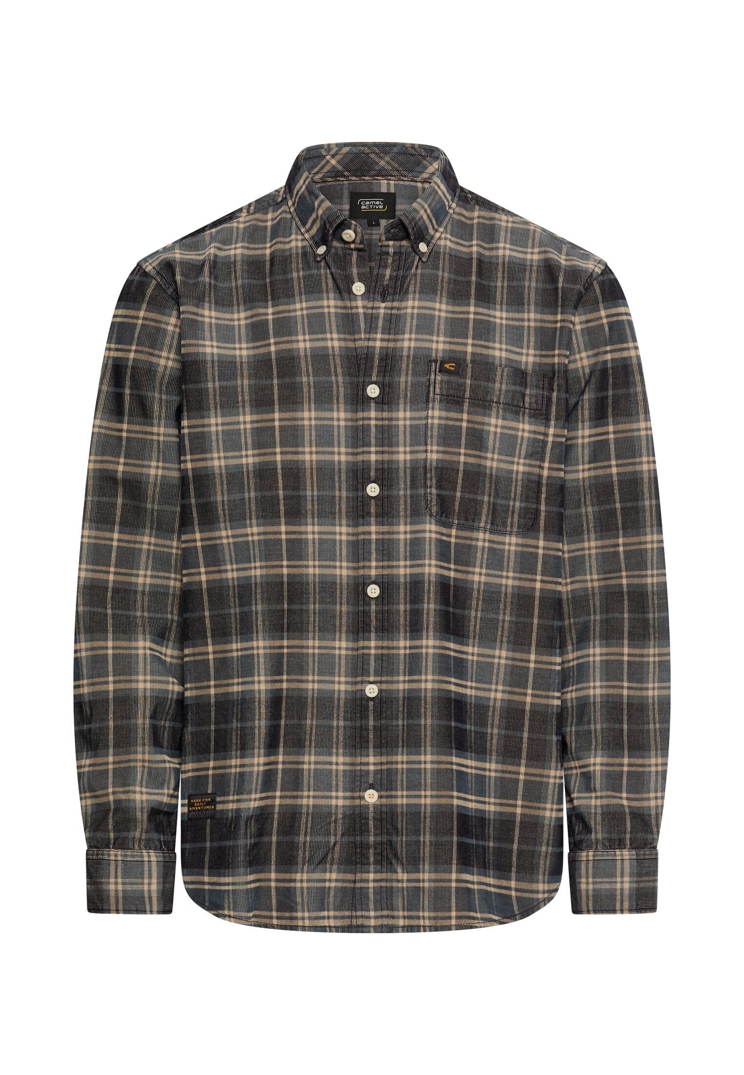 Cordhemd - Button-Down-Kragen