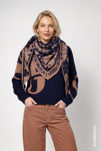 Schal - Jacquard-Muster