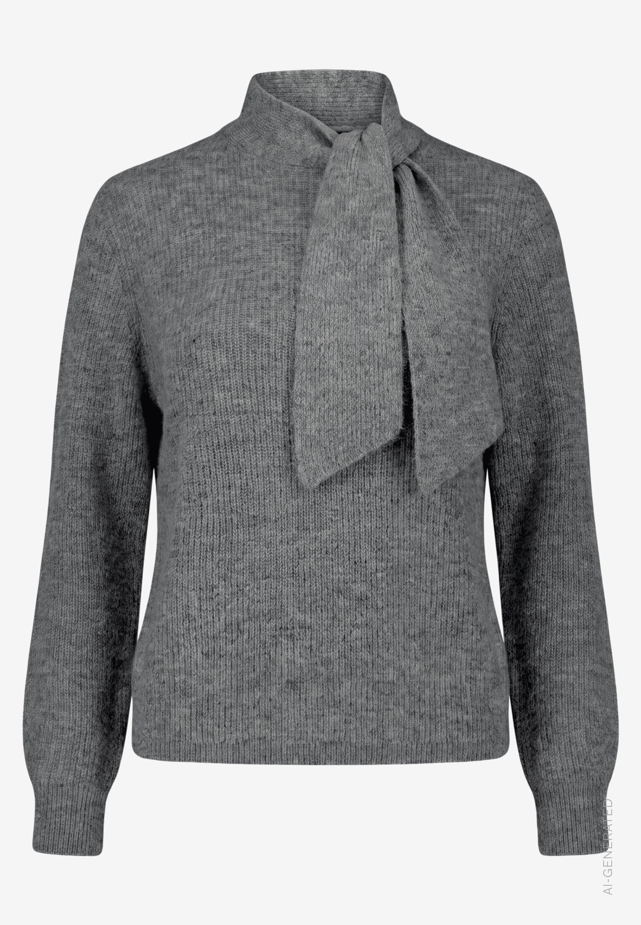Strickpullover  - Stehkragen