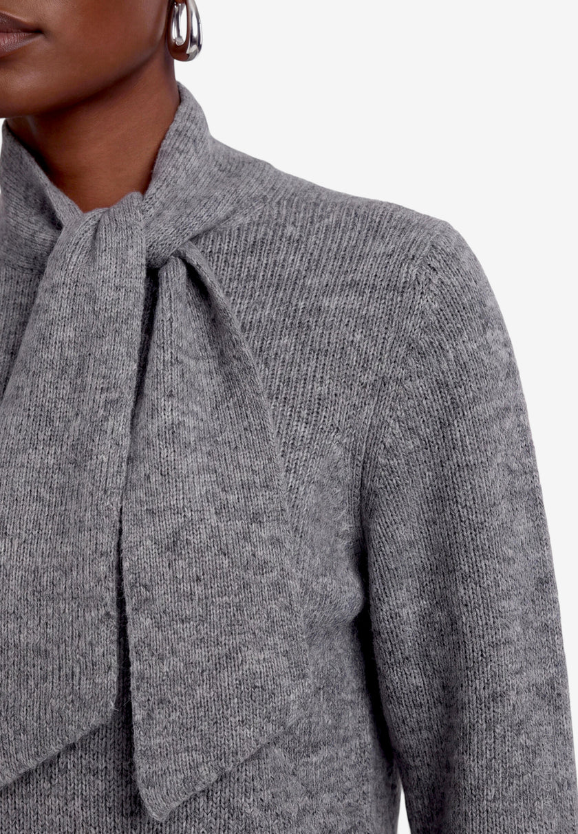 Strickpullover  - Stehkragen