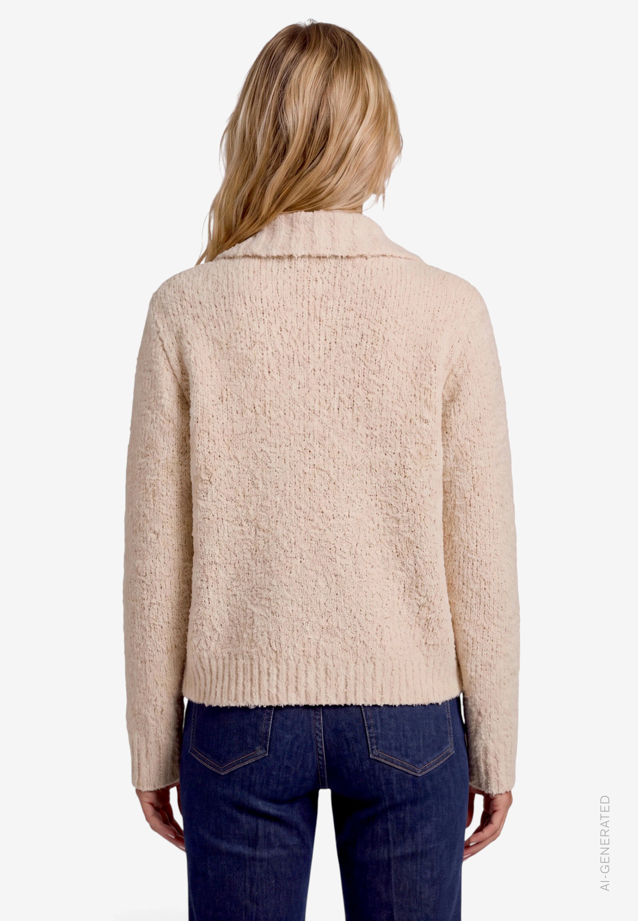 Strickjacke -Reißverschluss
