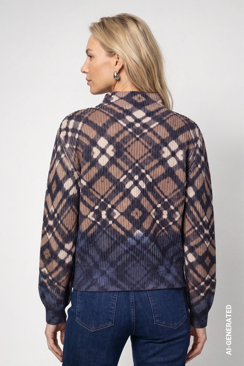 ONLINE EXKLUSIV - Strickpullover - Karo-Muster