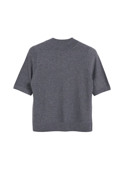 Strickpullover - Pailletten
