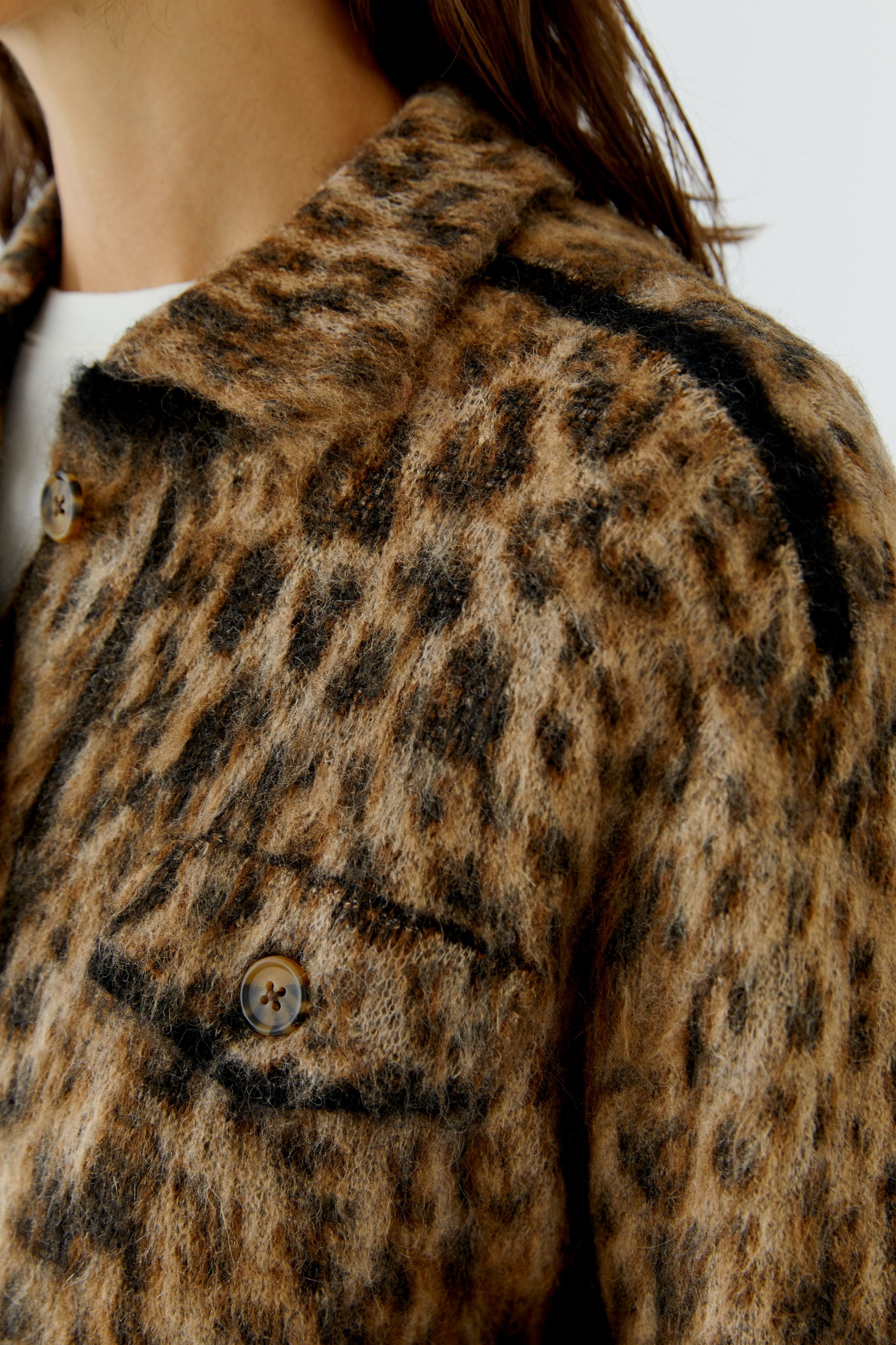 Strickjacke - Animalprint