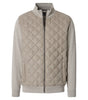 Strickjacke - Materialmix
