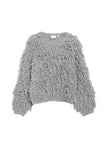 Strickpullover - Fransengarn