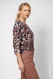 Strickpullover - Leopardenmuster