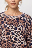 Strickpullover - Leopardenmuster