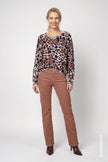 Strickpullover - Leopardenmuster