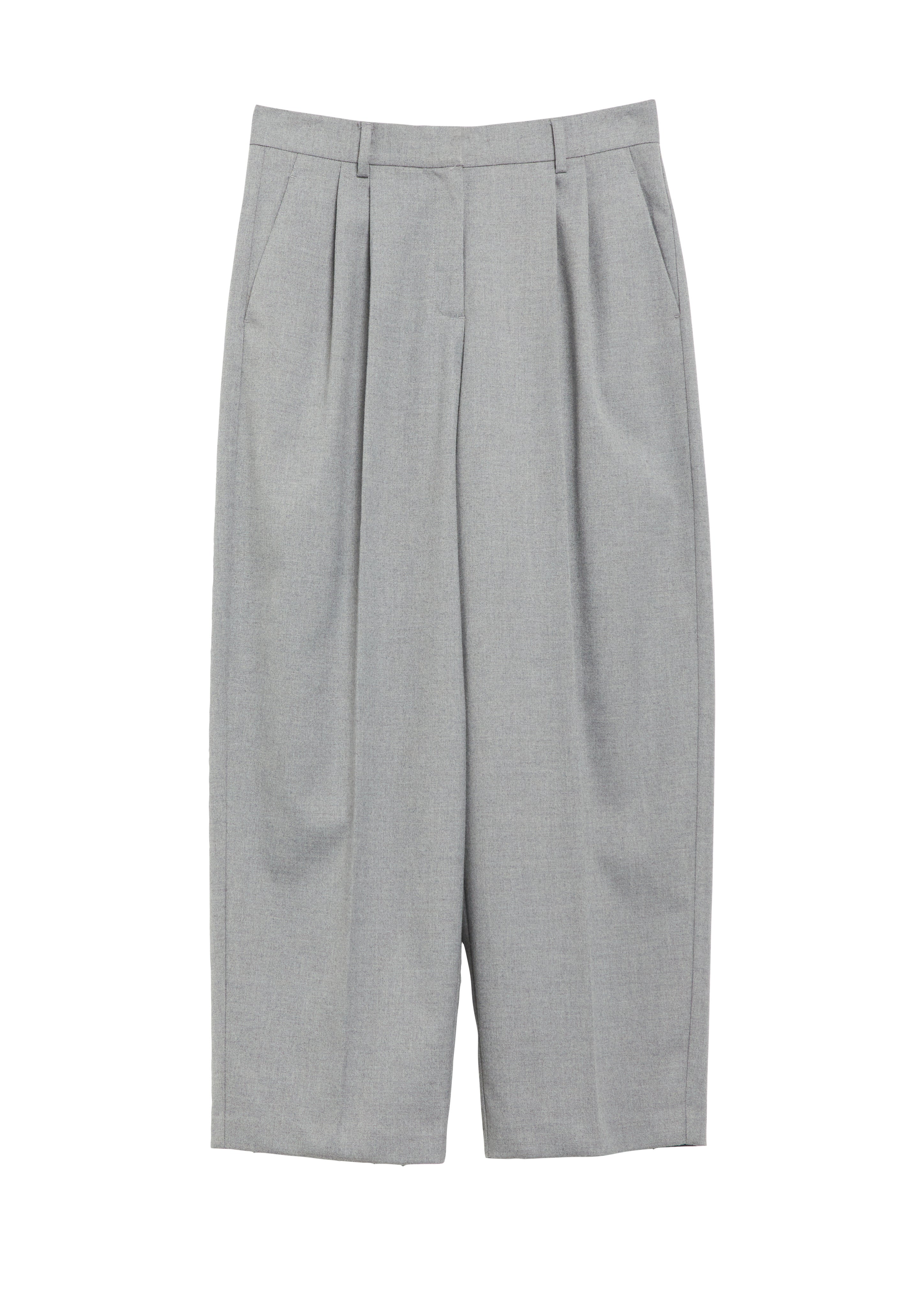 Bundfaltenhose - Flanell
