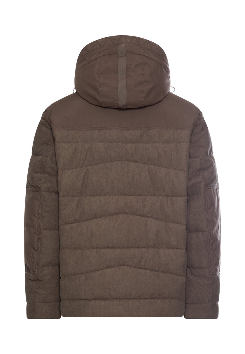 Cordjacke - Kapuze