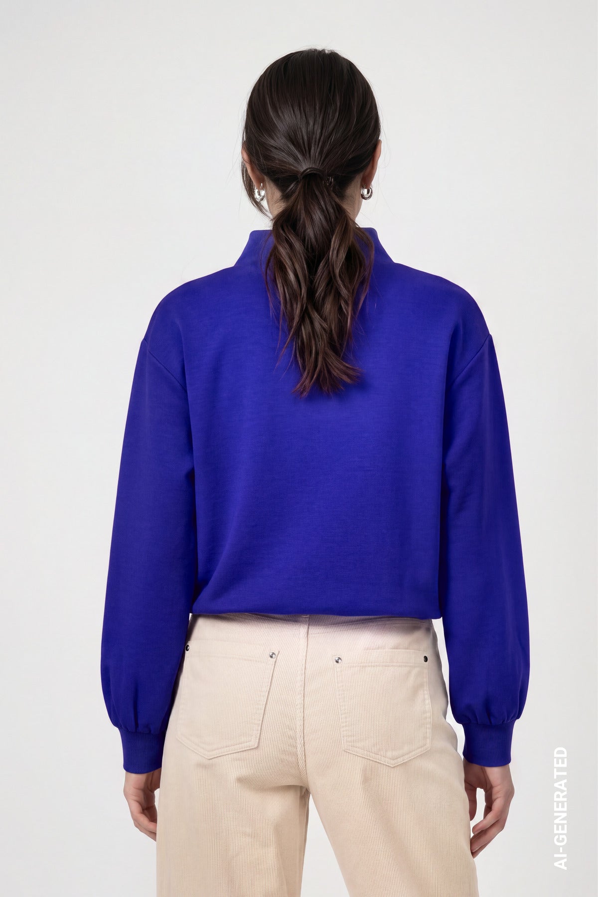Sweatshirt -Schmuckdetail