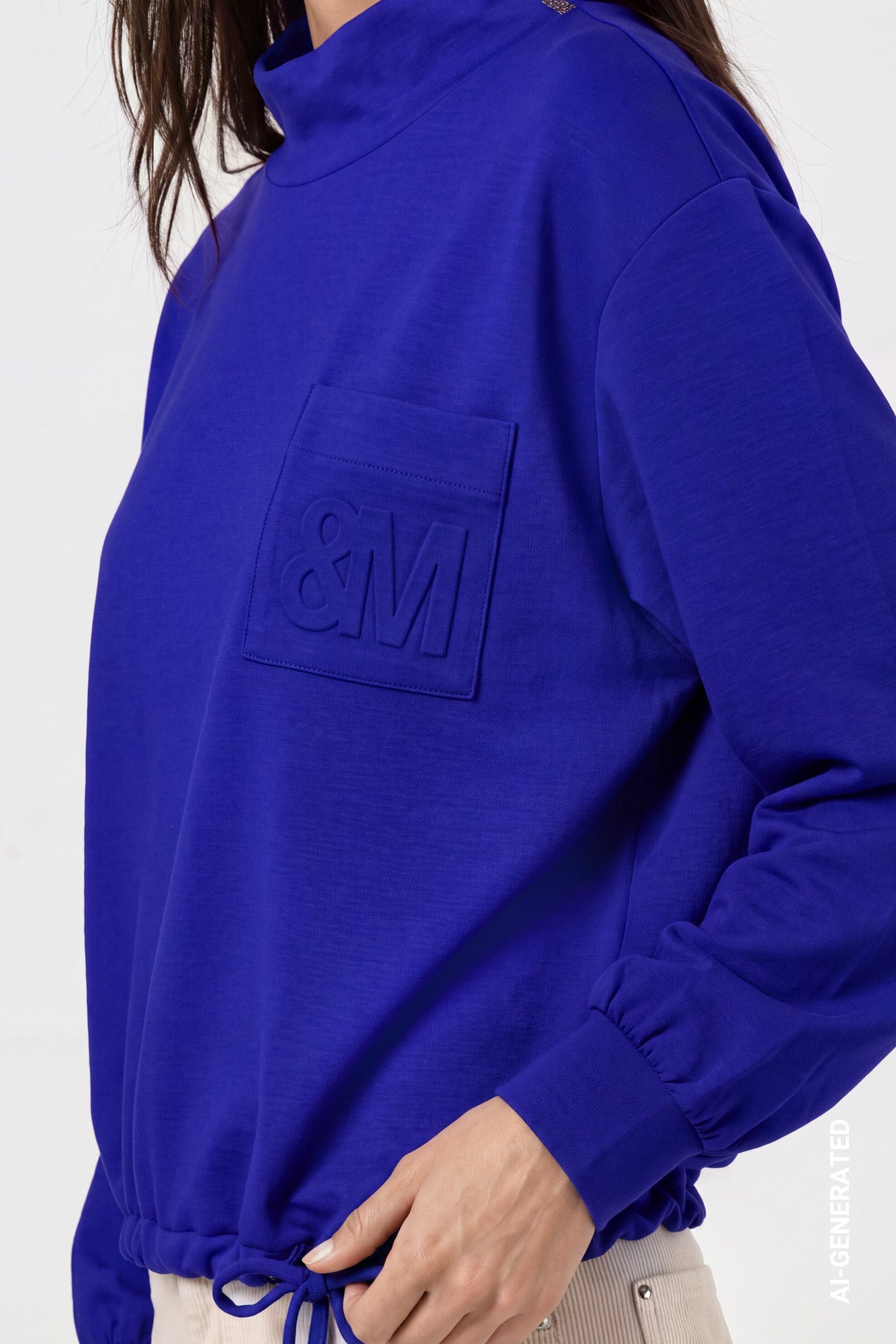 Sweatshirt -Schmuckdetail