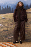 Bundfaltenhose - Cropped