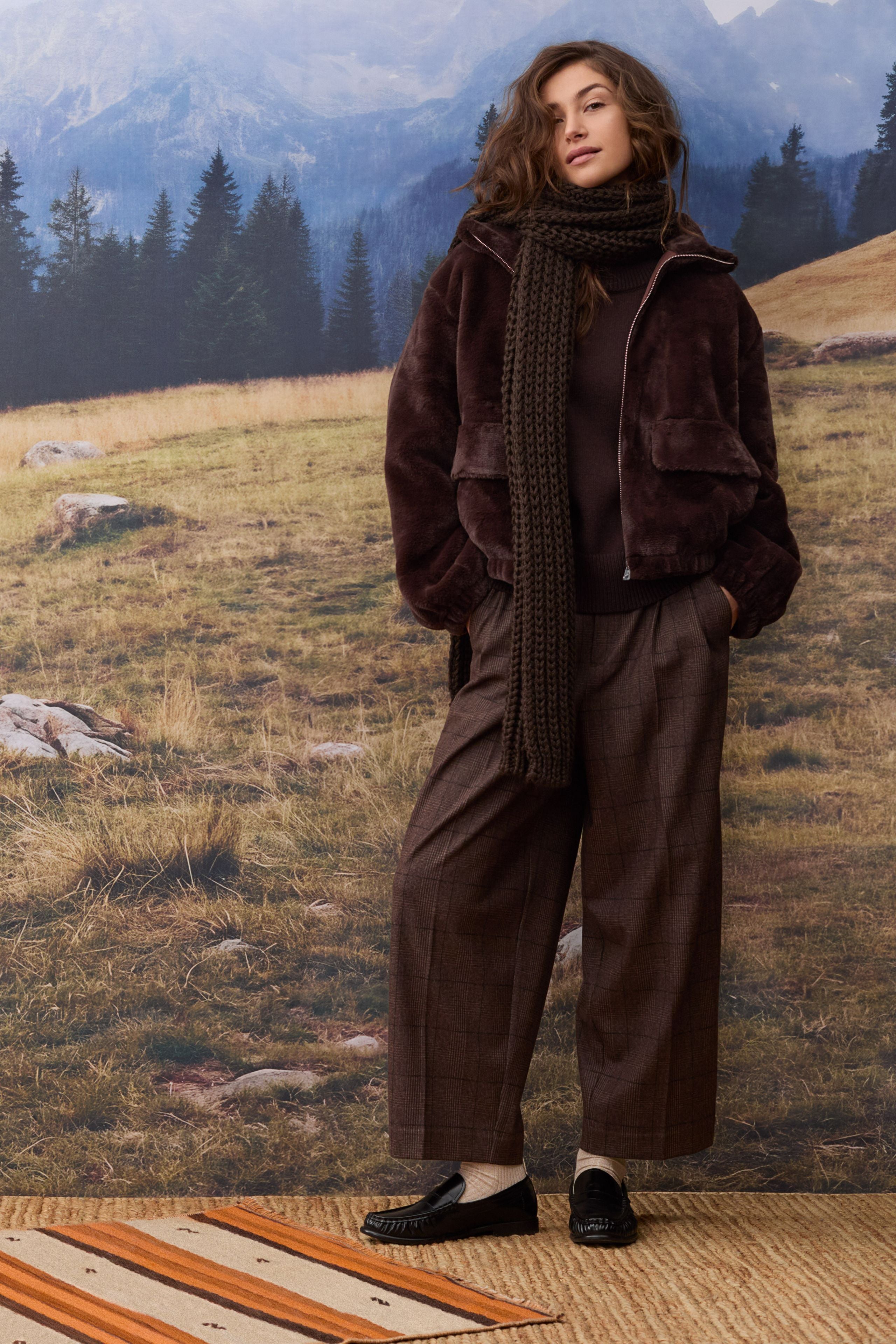 Bundfaltenhose - Cropped
