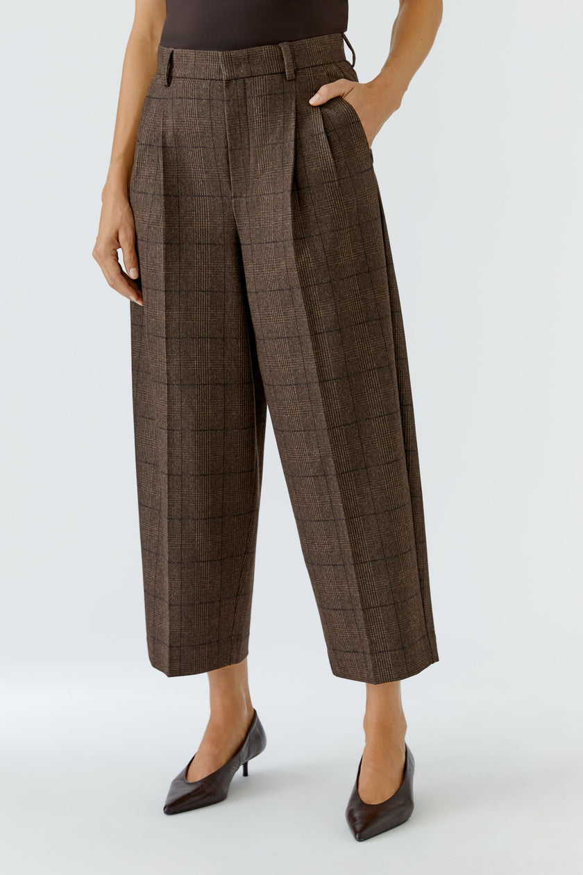 Bundfaltenhose - Cropped