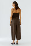 Bundfaltenhose - Cropped