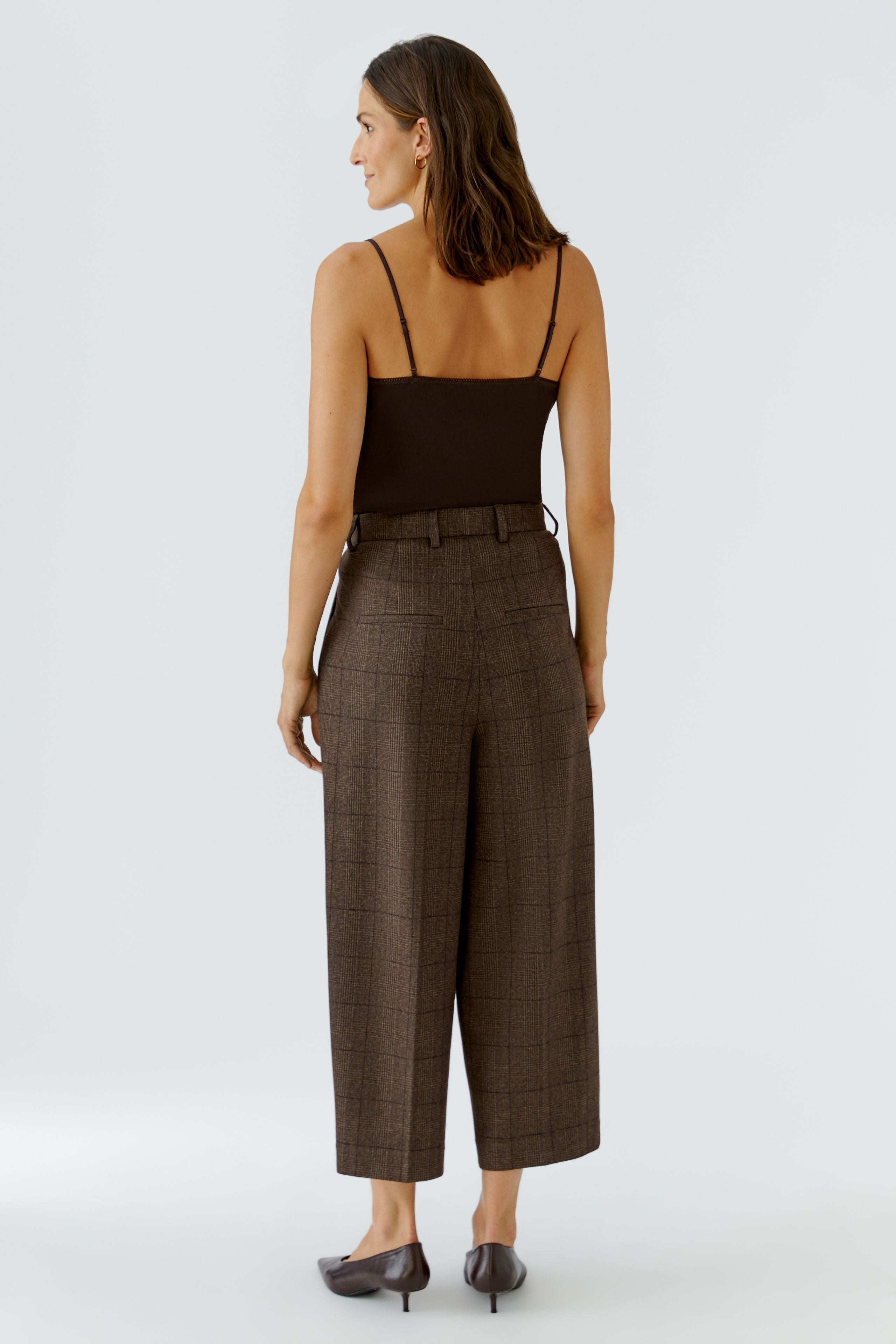Bundfaltenhose - Cropped
