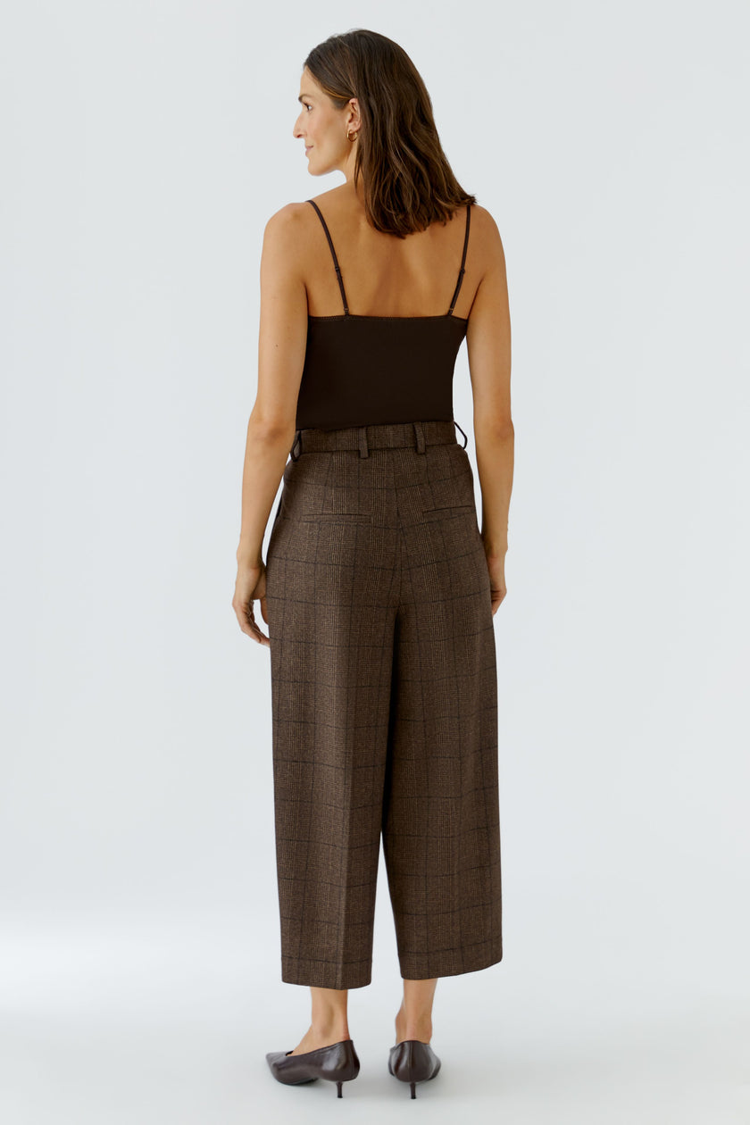 Bundfaltenhose - Cropped