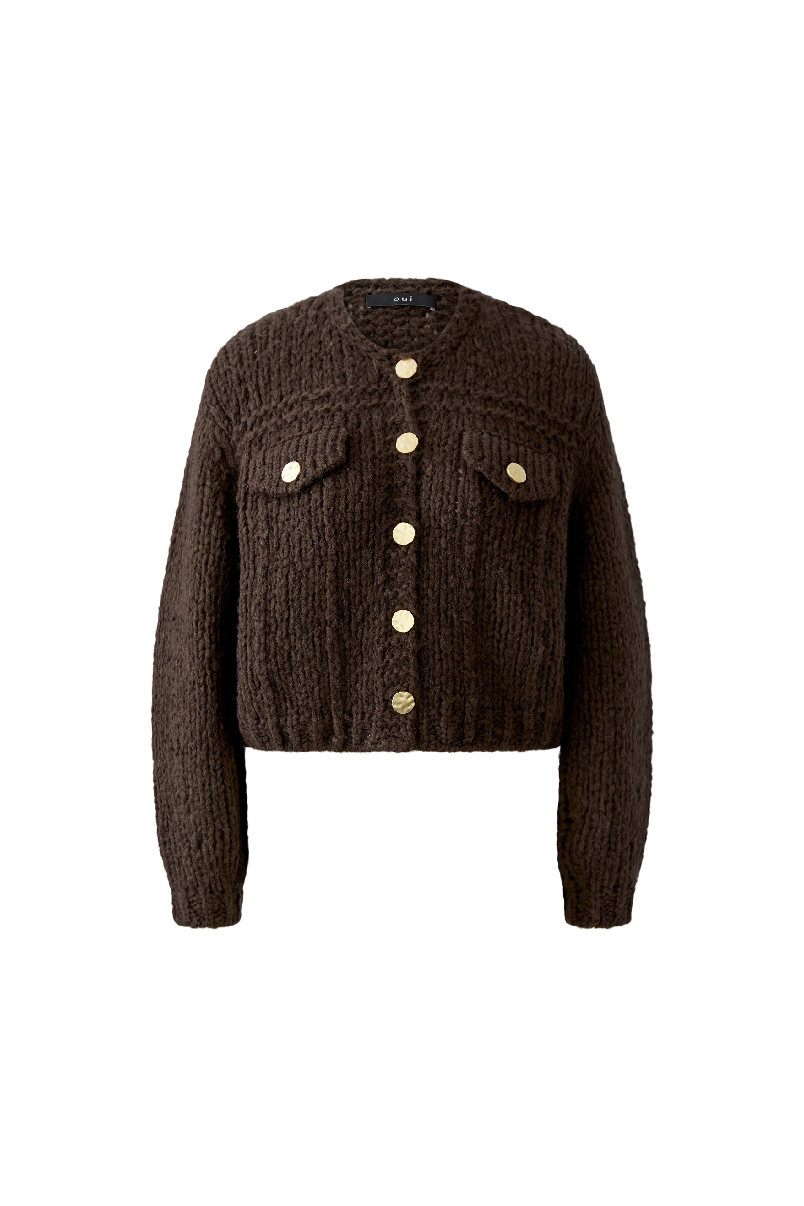 Strickjacke - Grobstrick