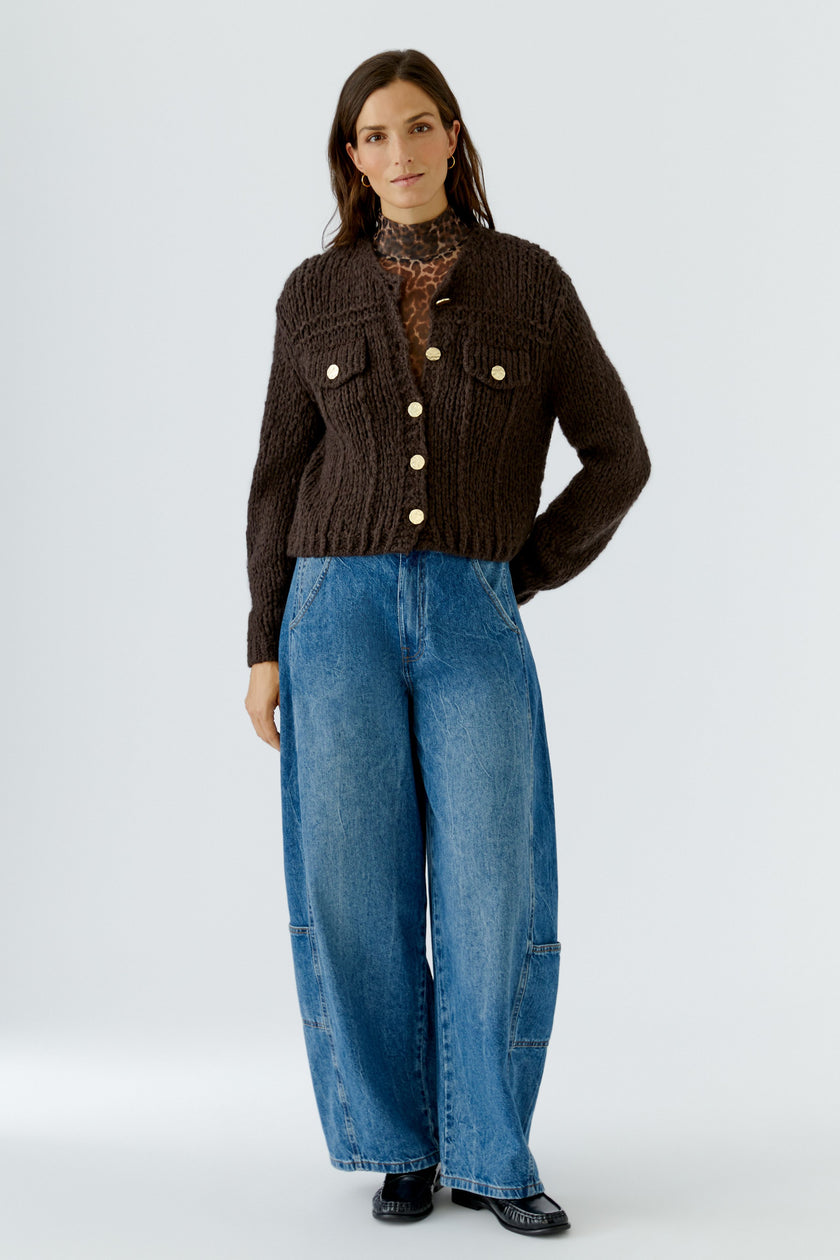 Strickjacke - Grobstrick