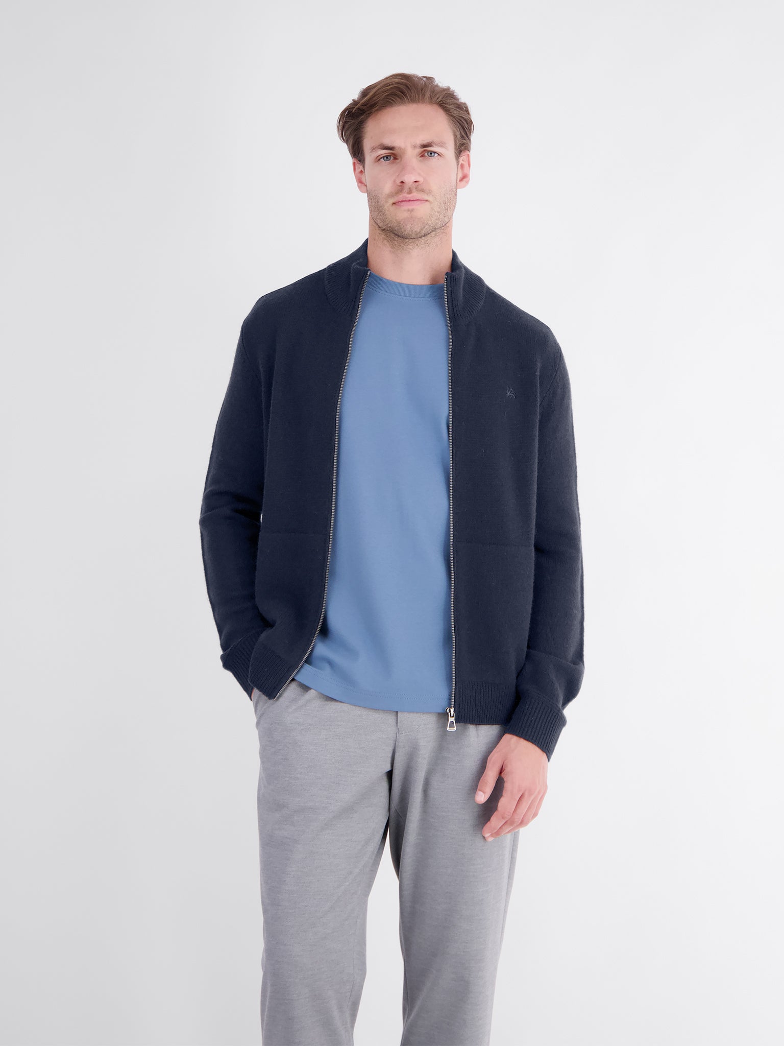 Strickjacke - Wollmix