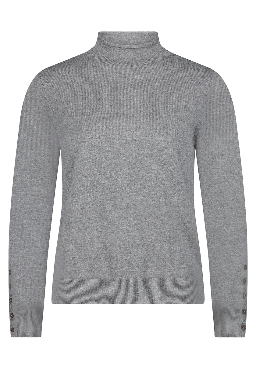 Strickpullover - Stehkragen