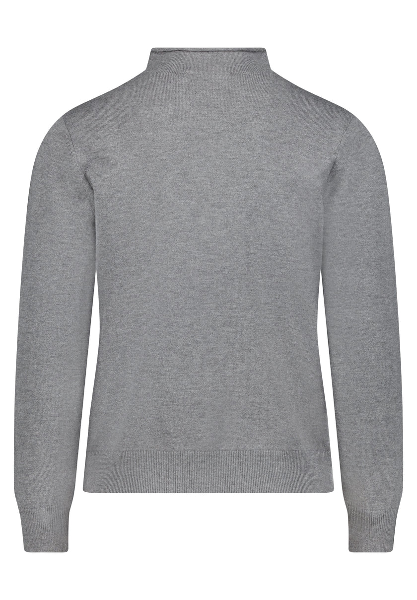 Strickpullover - Stehkragen