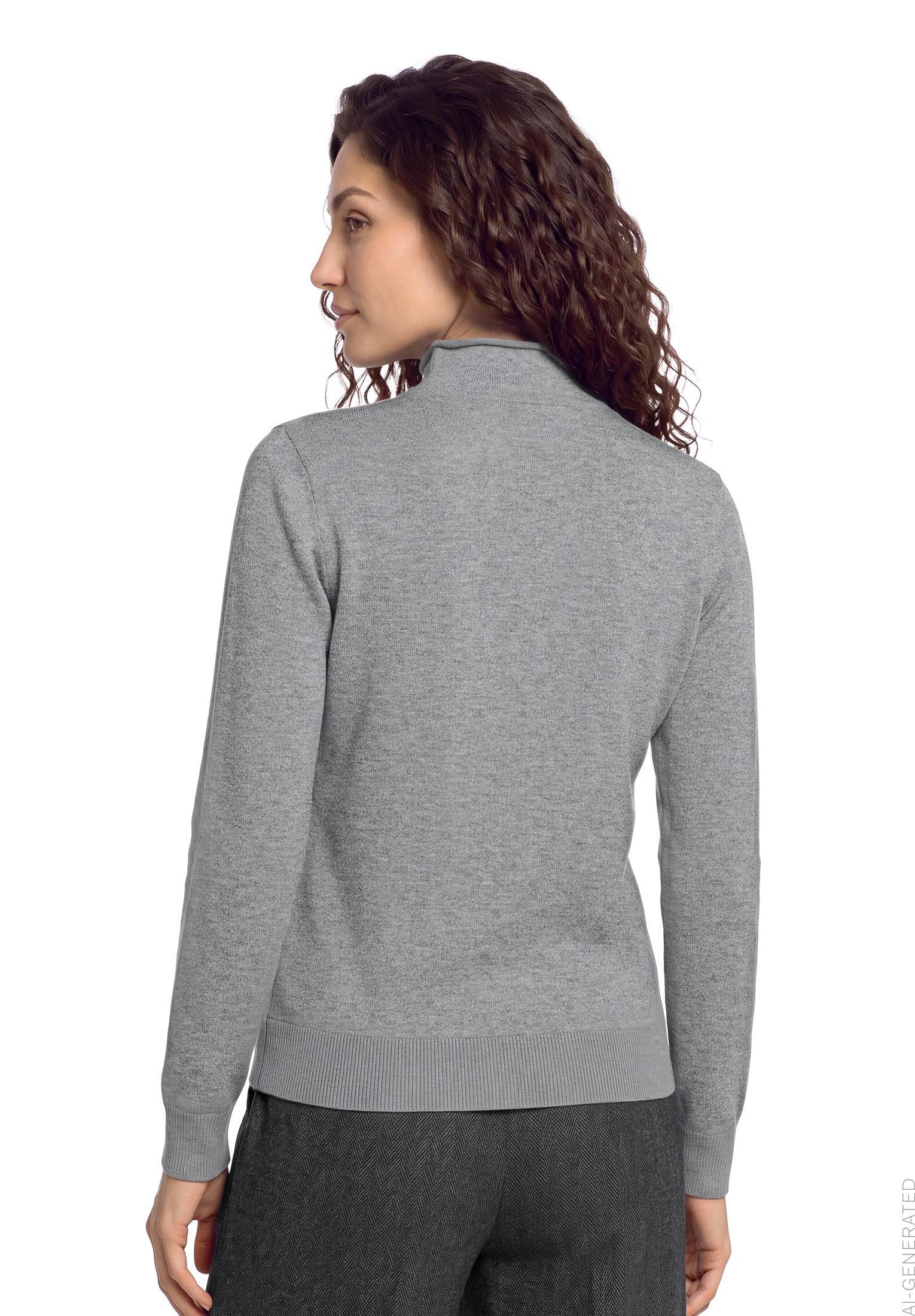 Strickpullover - Stehkragen