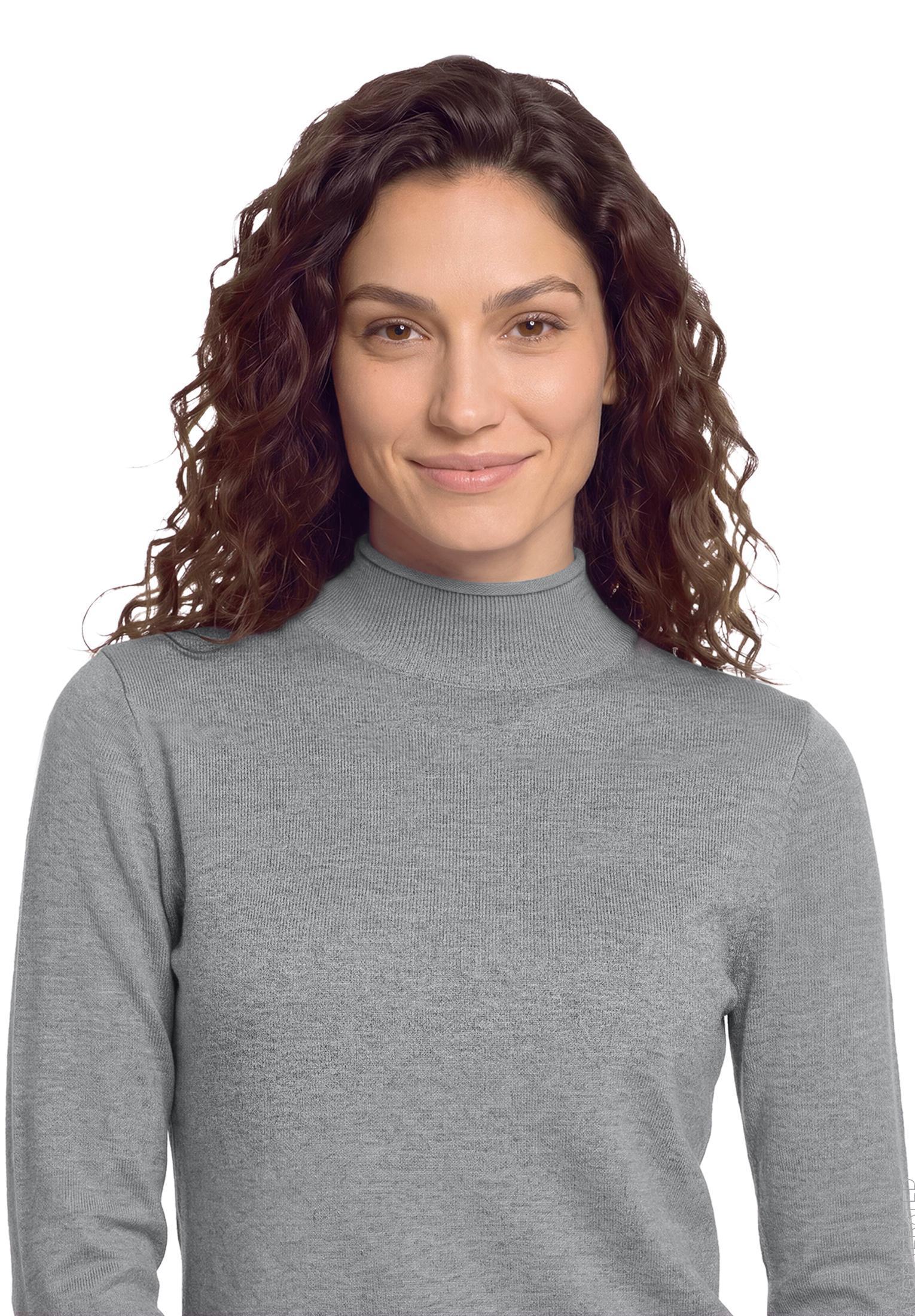 Strickpullover - Stehkragen