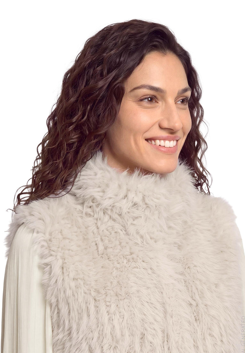 Weste - Fake Fur