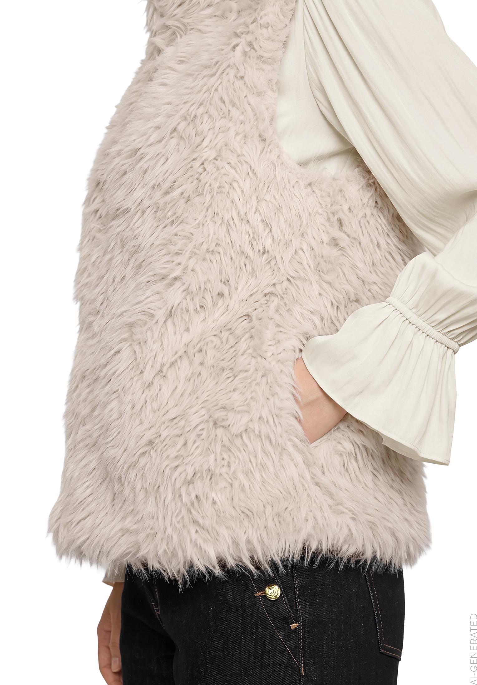 Weste - Fake Fur
