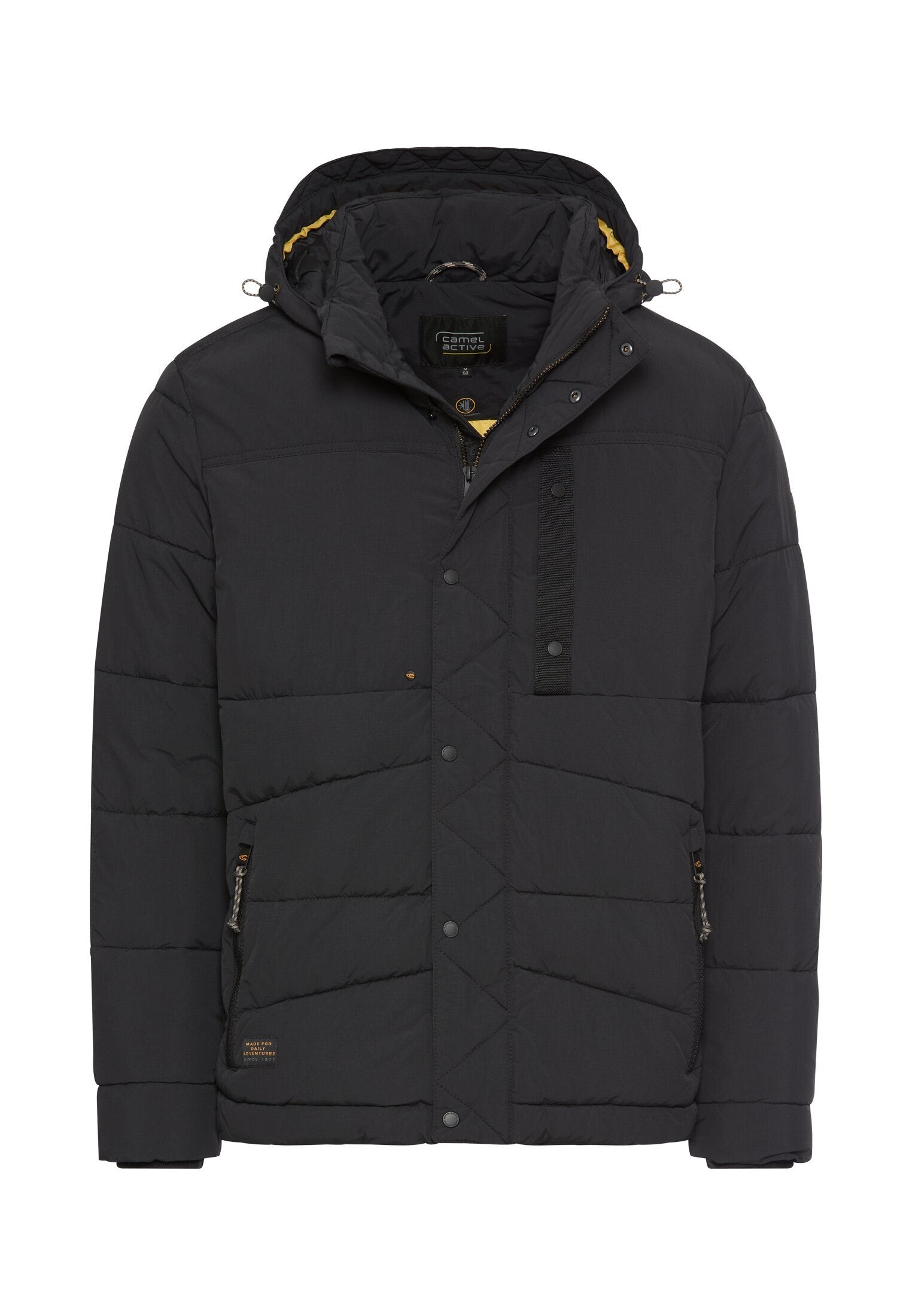 Steppjacke mit abnehmbarer Kapuze