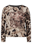 Langarmshirt - Animalprint