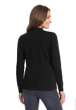 Strickpullover - Stehkragen