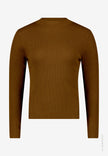 Feinstrickpullover -Stehkragen