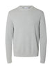 SLMDANE LS KNIT REG STRUC CREW NECK NOOS