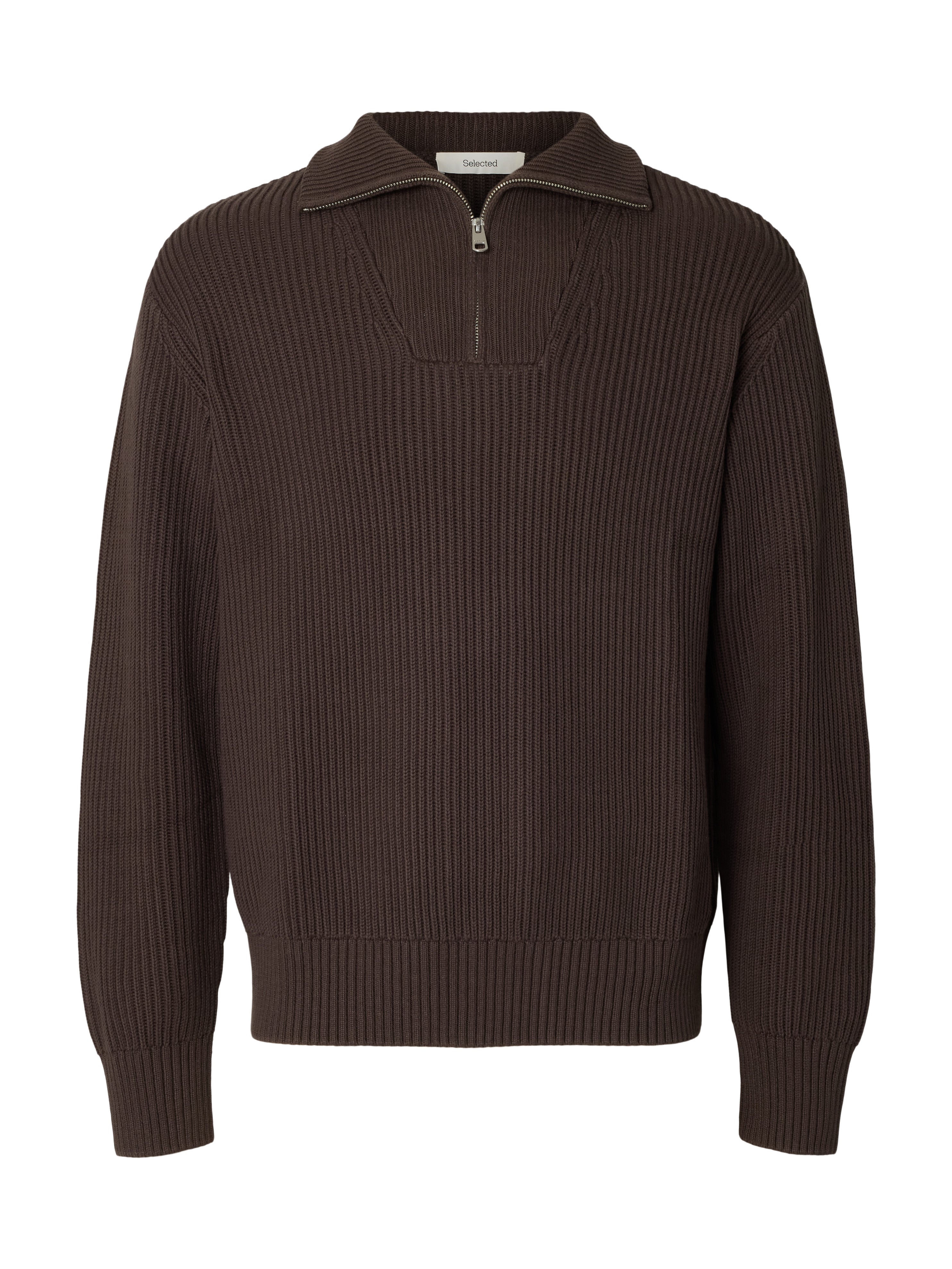 SLMDRY LS KNIT RLX HALF ZIP NOOS