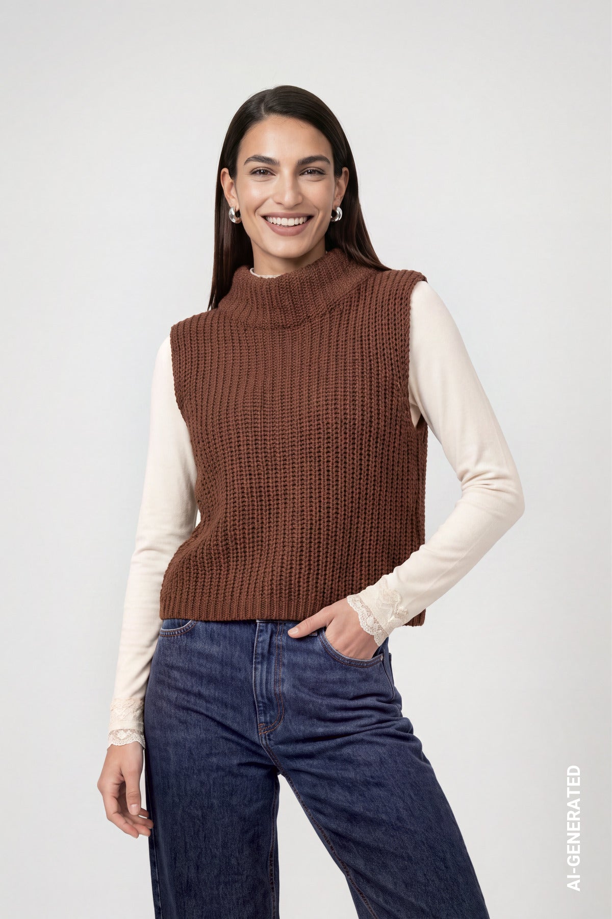 ONLINE EXKLUSIV - Strickpullunder - Casual