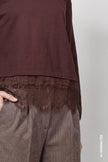 Sweatshirt -Spitzenborte - Casual