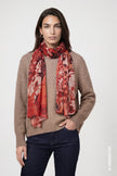 Schal - Leo-Blumenmuster - Casual