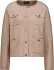 Strickjacke - Seitentaschen - Casual