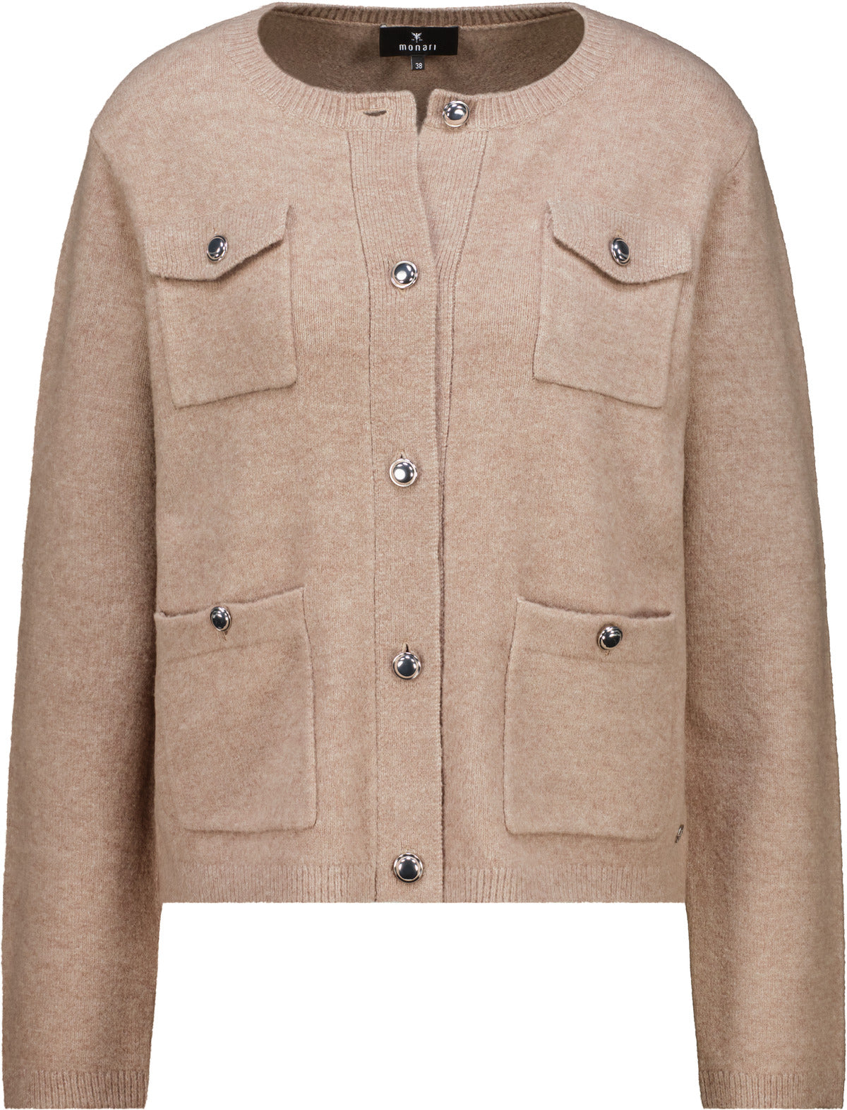 Strickjacke - Seitentaschen - Casual